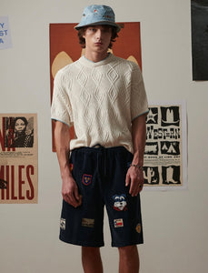 N. Archive Fine Cotton Yarn Cable Knit Ivory