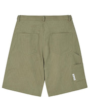 Load image into Gallery viewer, N. Archive Herringbone Carpenter Shorts Khaki
