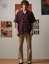 Load image into Gallery viewer, N. Archive Super Fine Cotton Knit Shirt Navy
