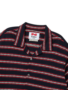 N. Archive Super Fine Cotton Knit Shirt Navy