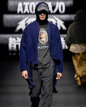 Load image into Gallery viewer, AJOBYAJO Double Layered Cardigan Navy
