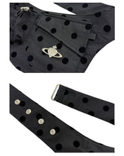 将图片加载到图库查看器，PLASMA SPHERE Symbol Dot Pocket Belt Bag Black
