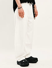Load image into Gallery viewer, DWSE Balloon Denim Wide Pants White
