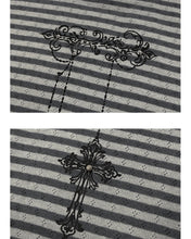 Load image into Gallery viewer, PLASMA SPHERE Yodle Gothic Frill T-shirt Dark Grey
