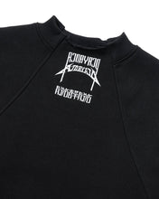 Load image into Gallery viewer, AJOBYAJO Raglan High Neck Arch Logo Sweatshirt Black
