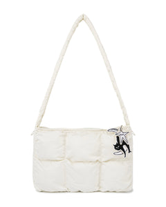 Fallett Nero Badge Padded Bag Ivory