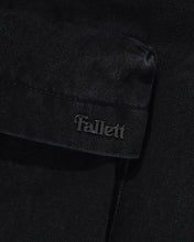 Load image into Gallery viewer, Fallett Distressed Denim Jacket Black
