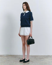 Load image into Gallery viewer, Fallett Collar Short Sleeve Navy
