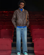Load image into Gallery viewer, UNALLOYED Faux Leather Western Blouson Brown
