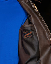 Load image into Gallery viewer, UNALLOYED Faux Leather Western Blouson Brown
