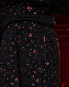 UNALLOYED Floral Jacquard Pants Black