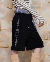 将图片加载到图库查看器，UNALLOYED Gemstone Sweat Shorts Black
