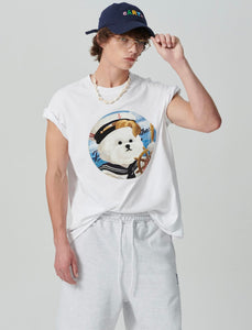 ILP Marine Dog T-Shirt White