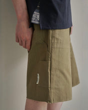 Load image into Gallery viewer, N. Archive Herringbone Carpenter Shorts Khaki
