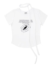 Load image into Gallery viewer, PLASMA SPHERE Universe Scarf Tee White
