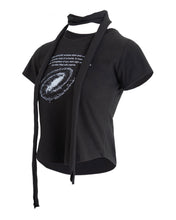 Load image into Gallery viewer, PLASMA SPHERE Universe Scarf Tee Black
