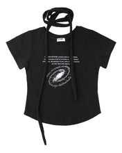 Load image into Gallery viewer, PLASMA SPHERE Universe Scarf Tee Black
