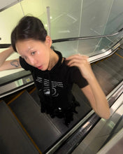Load image into Gallery viewer, PLASMA SPHERE Universe Scarf Tee Black

