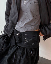 Load image into Gallery viewer, PLASMA SPHERE Freeze Pocket Belt Bag Black

