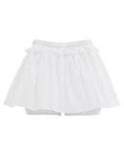 Load image into Gallery viewer, PLASMA SPHERE Stone Flare Skort White
