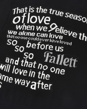 Load image into Gallery viewer, Fallett Youth Letter Knit Black
