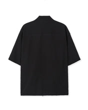 Load image into Gallery viewer, MMIC Leaf Zip Up Shirt Black
