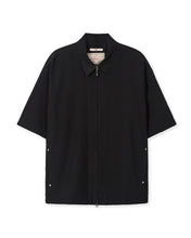 Load image into Gallery viewer, MMIC Leaf Zip Up Shirt Black
