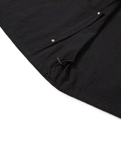 MMIC Leaf Zip Up Shirt Black