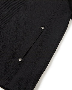 MMIC Leaf Zip Up Shirt Black