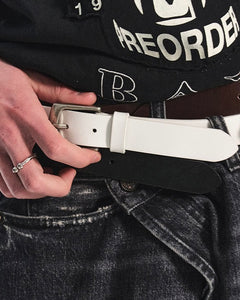 MMIC Inside Out Belt White