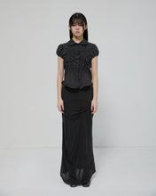 Load image into Gallery viewer, FLARE UP Cloud Puff Blouse Black
