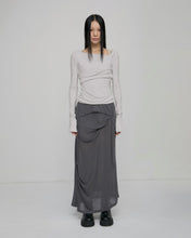 将图片加载到图库查看器，FLARE UP Layered Bustier Long Sleeve Cloud White
