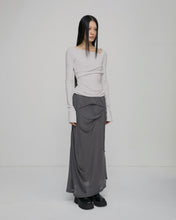 将图片加载到图库查看器，FLARE UP Layered Bustier Long Sleeve Cloud White
