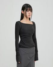 将图片加载到图库查看器，FLARE UP Layered Bustier Long Sleeve Black
