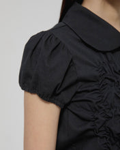 Load image into Gallery viewer, FLARE UP Cloud Puff Blouse Black
