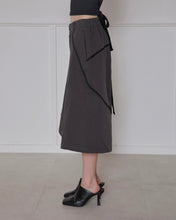 将图片加载到图库查看器，FLARE UP Asymmetrical Bermuda Shorts Charcoal
