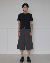 将图片加载到图库查看器，FLARE UP Asymmetrical Bermuda Shorts Charcoal
