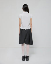 将图片加载到图库查看器，FLARE UP Cloud Puff Blouse White
