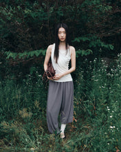 将图片加载到图库查看器，FLARE UP Wide Capri Pants Dark Gray
