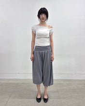 将图片加载到图库查看器，FLARE UP Wide Capri Pants Dark Gray
