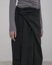 将图片加载到图库查看器，FLARE UP Layered Wrap Trousers Black
