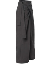 Load image into Gallery viewer, FLARE UP Layered Wrap Trousers Charcoal
