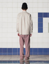 Load image into Gallery viewer, UNALLOYED Layered Cuffs Stripe Shirt Beige
