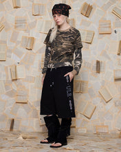 Load image into Gallery viewer, UNALLOYED Layered Sleeve Camo T-shirt Beige
