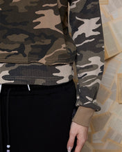 Load image into Gallery viewer, UNALLOYED Layered Sleeve Camo T-shirt Beige
