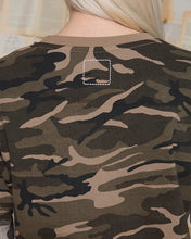 Load image into Gallery viewer, UNALLOYED Layered Sleeve Camo T-shirt Beige
