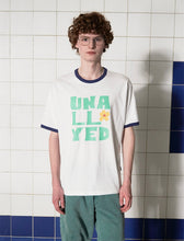 Load image into Gallery viewer, UNALLOYED Logo Ringer T-Shirt White
