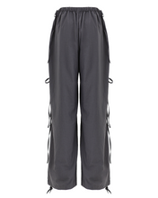 Load image into Gallery viewer, PLASMA SPHERE Ribbon Pants Dark Grey
