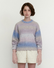 Load image into Gallery viewer, Fallett Gradation Boucle Knit Lavender

