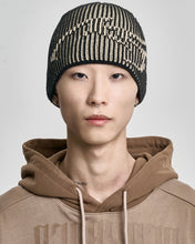 Load image into Gallery viewer, AJOBYAJO Tribal AJO Two Tone Beanie Beige
